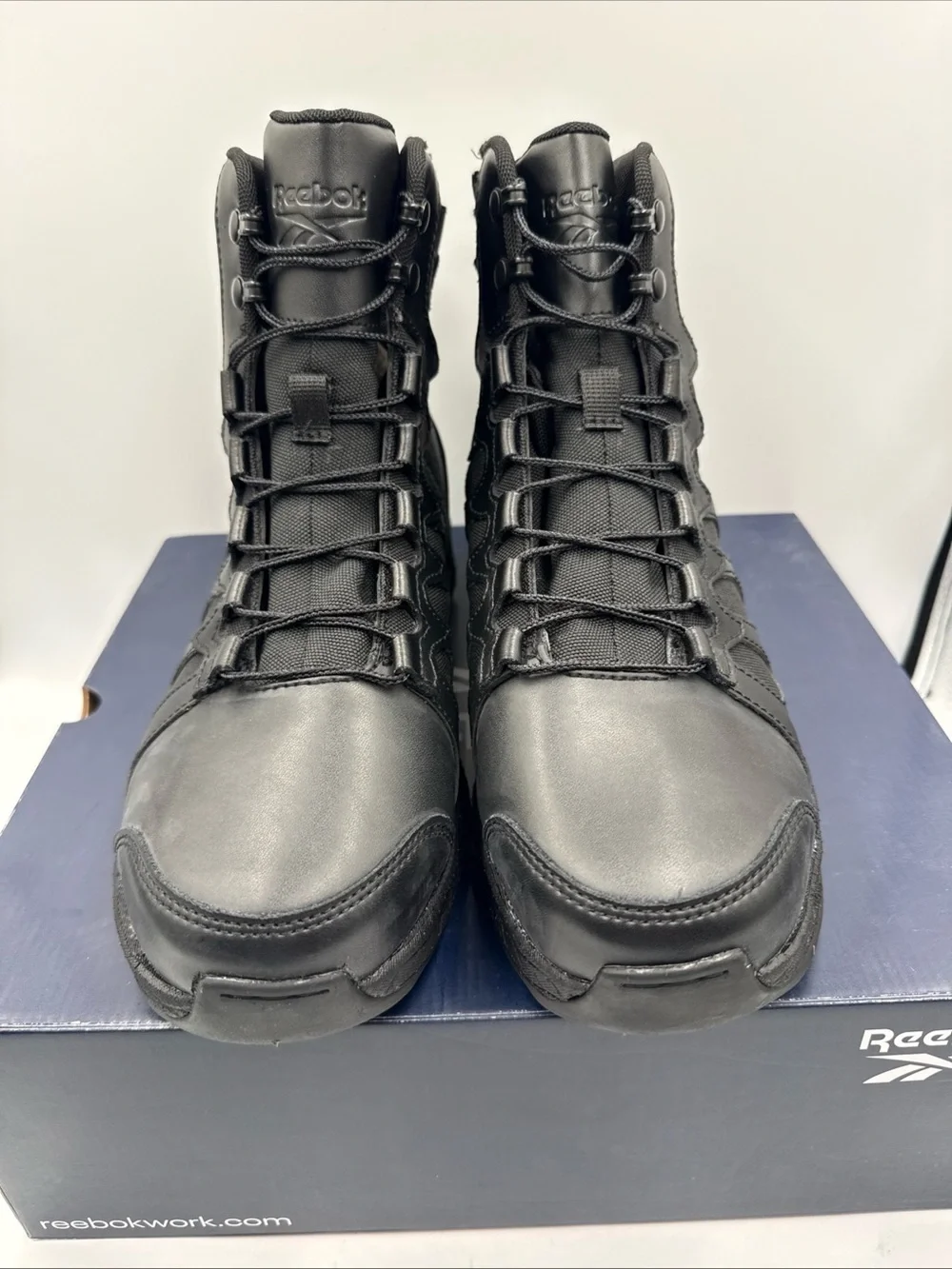 Reebok Floatride Energy Tactical Boots Work Military Zip RB4355 - Mens Size 10W